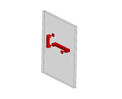Shower Cubicle Glass Handle SS304/316 DF SCH 07