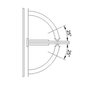 Shower Hinges SS304/SS316 DF SH 11