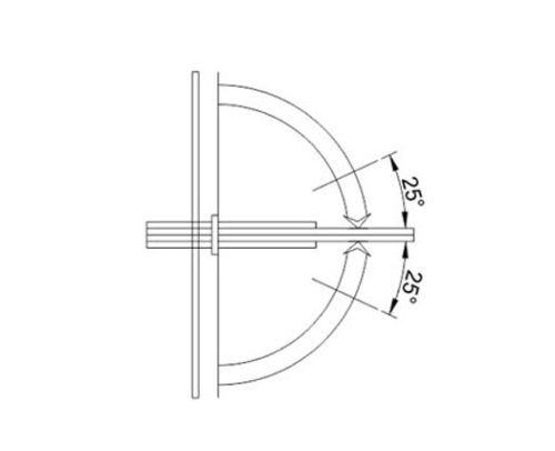 Shower Hinges SS304/SS316 DF SH 12