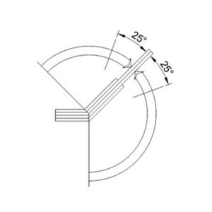 Shower Hinges SS304/SS316 DF SH 13