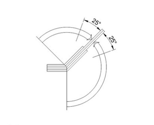 Shower Hinges SS304/SS316 DF SH 13