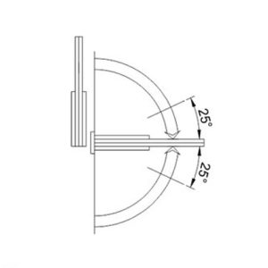 Shower Hinges SS304/SS316 DF SH 14