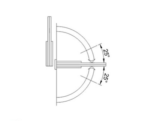 Shower Hinges SS304/SS316 DF SH 14