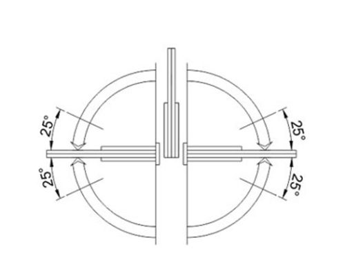 Shower Hinges SS304/SS316 DF SH 17