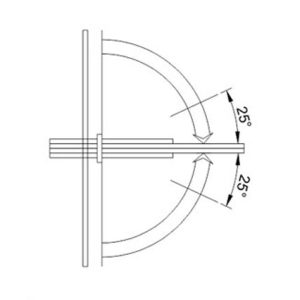Shower Hinges SS304/SS316 DF SHB 19