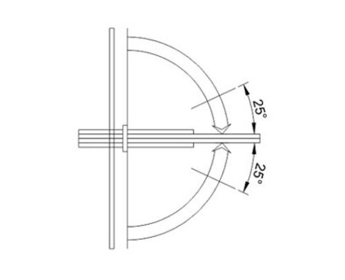 Shower Hinges SS304/SS316 DF SHB 19