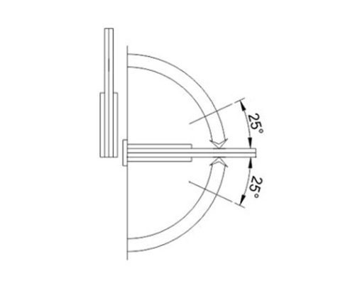 Shower Hinges SS304/SS316 DF SHB 21