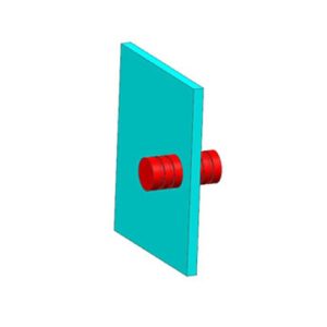 Shower Glass Knob SS304/316 DF SKB 03
