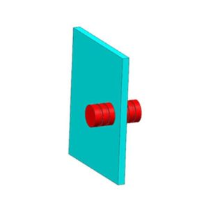 Shower Glass Knob SS304/316 DF SKB 04
