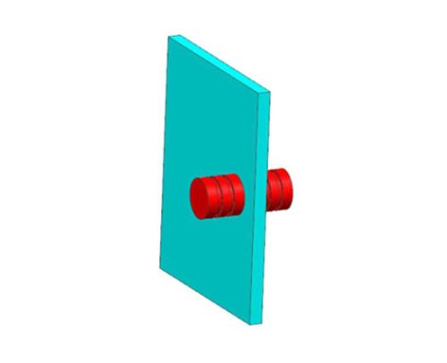 Shower Glass Knob SS304/316 DF SKB 05