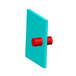 Shower Glass Knob SS304/316 DF SKB 07