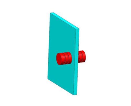 Shower Glass Knob SS304/316 DF SKB 07