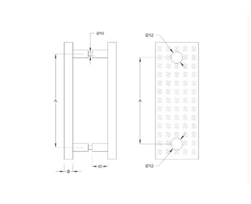 Pull Handles SS304/316 DF PH 01