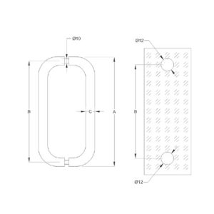 Pull Handles SS304/316 DF PH 02