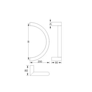 Pull Handles SS304/316 DF PH 10