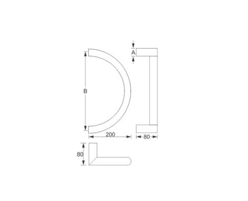 Pull Handles SS304/316 DF PH 10