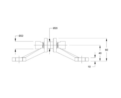 Spider Fittings – SS316 (200mm) DF 01