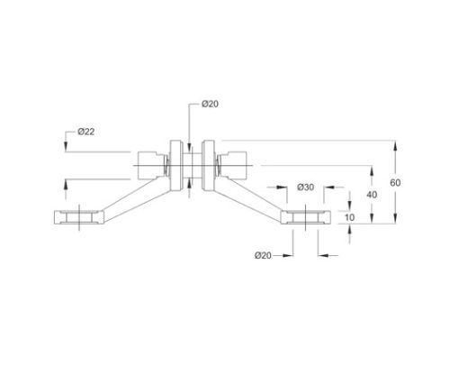 Spider Fittings – SS316 (200mm) DF 02