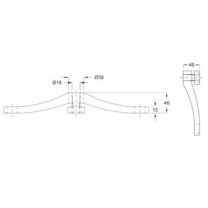 Spider Fittings – SS316 (200mm) DF 04