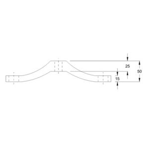 Spider Fittings – SS316 (200mm) DF 06