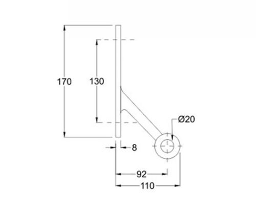 Spider Fittings – SS316 (200mm) DF 09