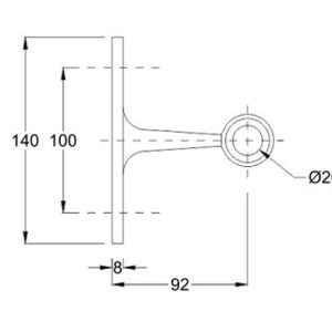 Spider Fittings – SS316 (200mm) DF 11
