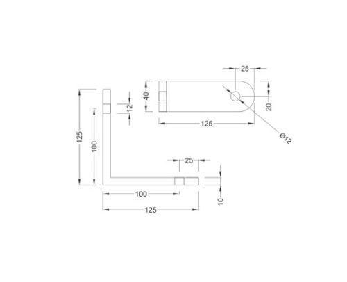 Spider Fittings – SS316 (200mm) DF 12