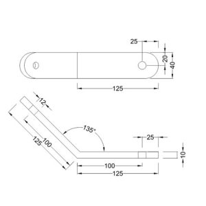 Spider Fittings – SS316 (200mm) DF 13