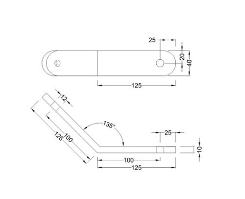 Spider Fittings – SS316 (200mm) DF 13