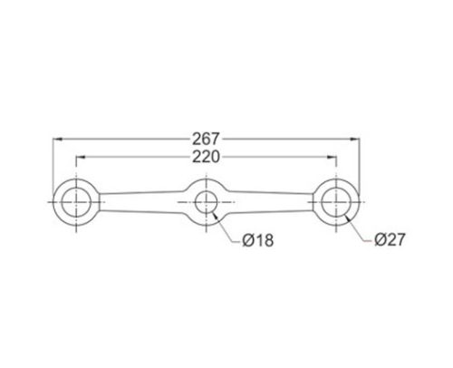 Spider Fittings – SS316 (220mm) DF SF 223