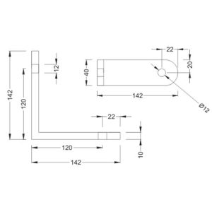 Spider Fittings – SS316 (220mm) DF SF 225