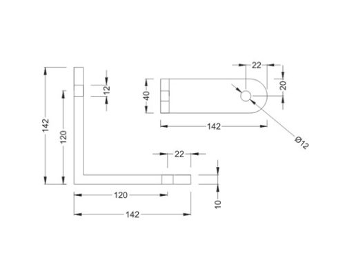Spider Fittings – SS316 (220mm) DF SF 225