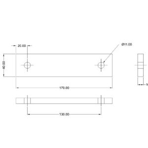 Spider Fittings – SS316 (220mm) DF SFP