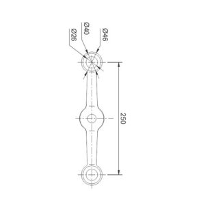 Spider Fittings – SS316 (250mm) DF PS 250 C