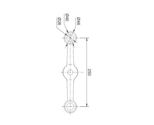 Spider Fittings – SS316 (250mm) DF PS 250 C