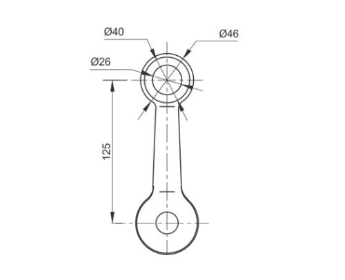 Spider Fittings – SS316 (250mm) DF PS 250 E