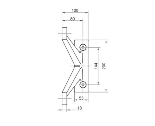 Spider Fittings – SS316 (250mm) DF FS 250 A