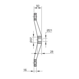 Spider Fittings – SS316 (250mm) DF PS 300 A