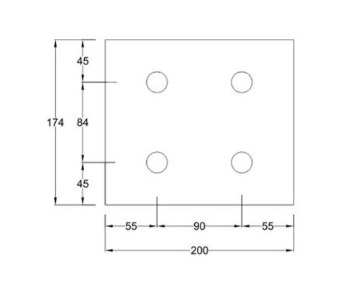 Spice Plate SS304/SS316 DF SP 200