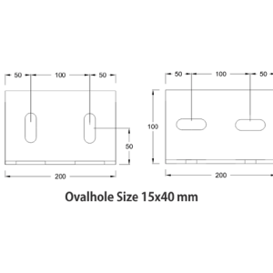 Fin Plate SS304/316 DF FP 200