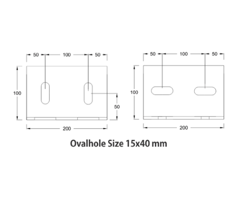Fin Plate SS304/316 DF FP 200