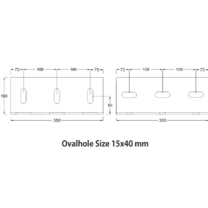 Fin Plate SS304/316 DF FP 350