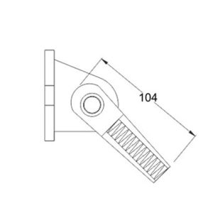 Canopy Fittings SS304/316 DF FC 033
