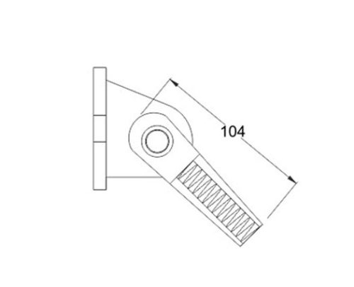 Canopy Fittings SS304/316 DF FC 033