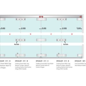 GLASS SLIDING & FOLDING SYSTEM 511 H