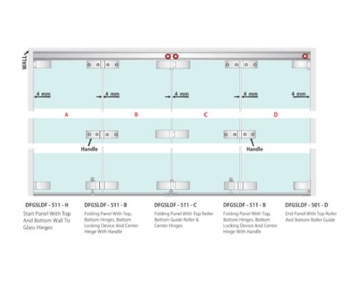 GLASS SLIDING & FOLDING SYSTEM 511 H