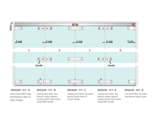GLASS SLIDING & FOLDING SYSTEM 511 H