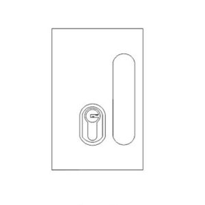 Sliding Glass Handle Lock – SS304 DF SGHL 522