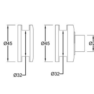 Sliding Glass Handle Lock – SS304 DF SGHL 523