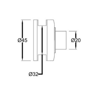 Sliding Glass Handle Lock – SS304 DF SGHL 524